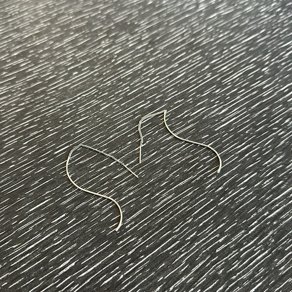 Dangle silver earring - Picture 2 of 3